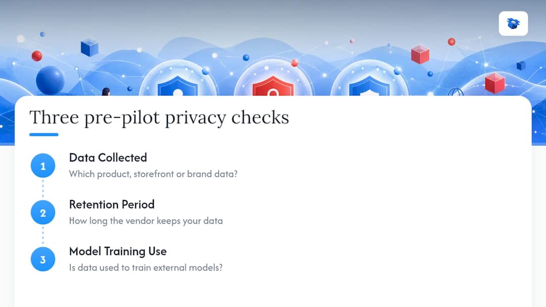 Three-part ecommerce data privacy checklist