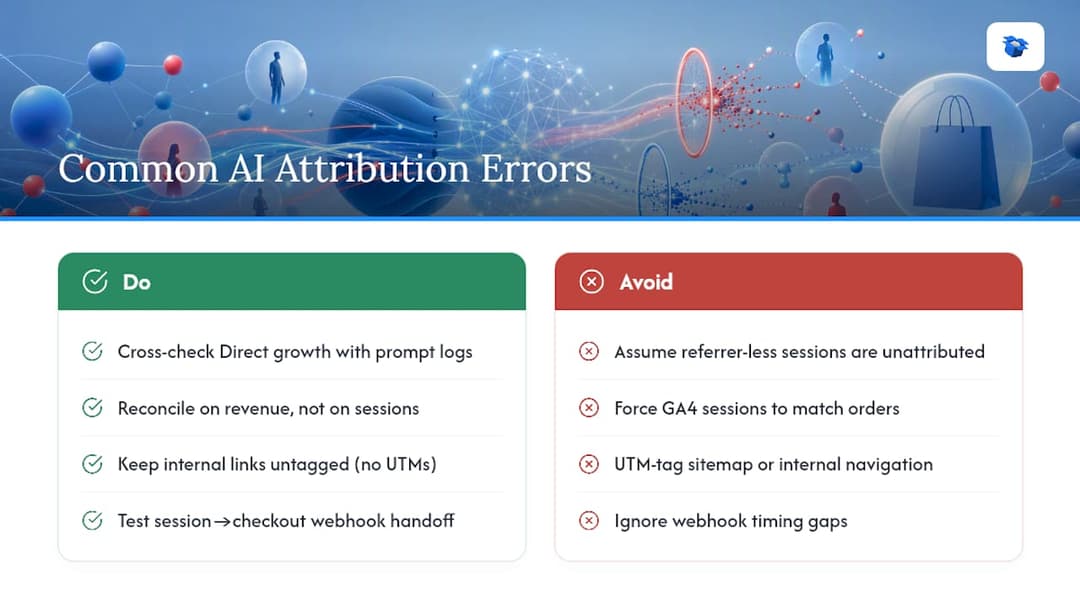 Common Problems When Setting Up AI Attribution on Shopify — overview diagram