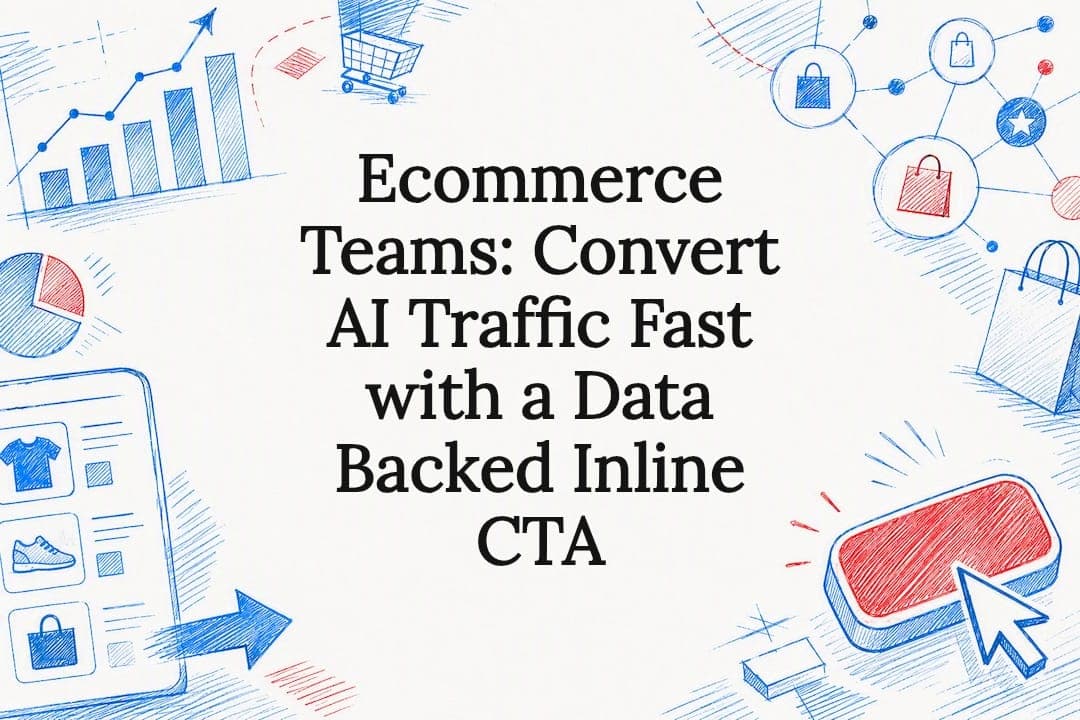 Decorative AI traffic conversion title card